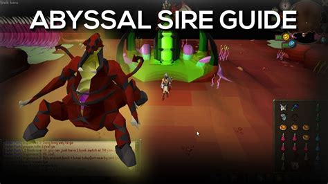 OSRS | Ultimate In-Depth Abyssal Sire Guide | [Updated 2018] - YouTube