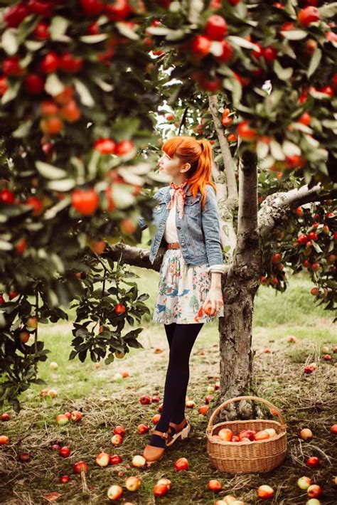 Apple Season | Apple picking outfit, Vintage outfits, Clothes horse