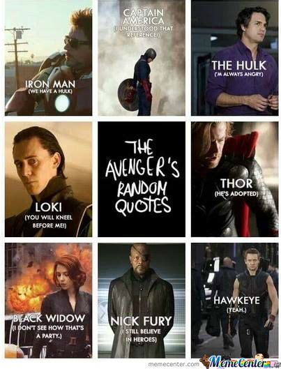 Funny Avengers Quotes - ShortQuotes.cc