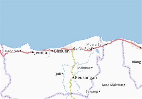 MICHELIN Peusangan map - ViaMichelin