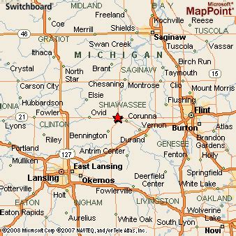 Where is Owosso, Michigan? see area map & more