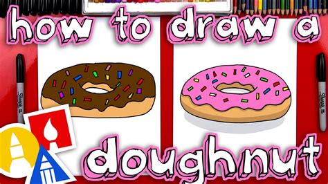 How To Draw A Doughnut - YouTube