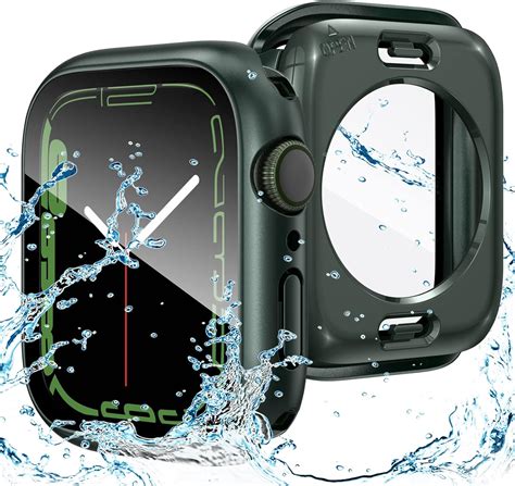 Amazon.com: Goton 2 in 1 Waterproof Case for Apple Watch Series 9 8 7 ...