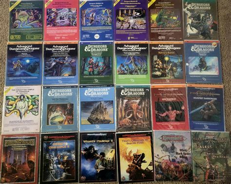 More of my D&D collection, Adventure Modules [OC] : r/DnD