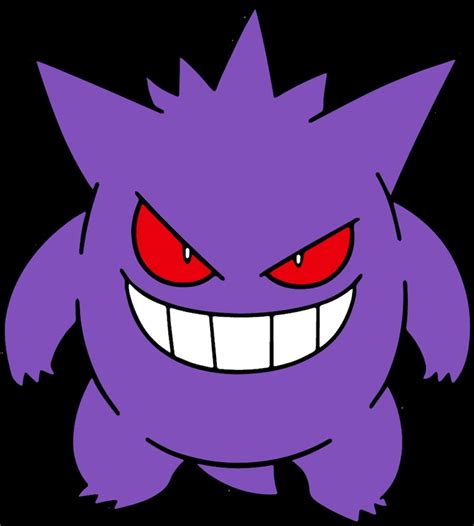 Gengar Shiny Vector Svg Eps Png Ai Outline Cricut - Etsy