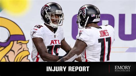 Falcons injury report: Julio Jones out, Calvin Ridley limited