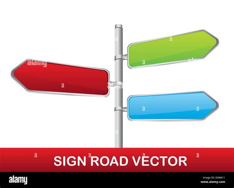 road sign vector Stock Vector Image & Art - Alamy