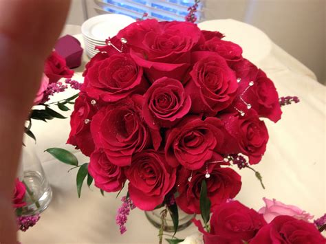 hot pink rose bouquet Gamble's Newark Florist | Florist in Newark DE