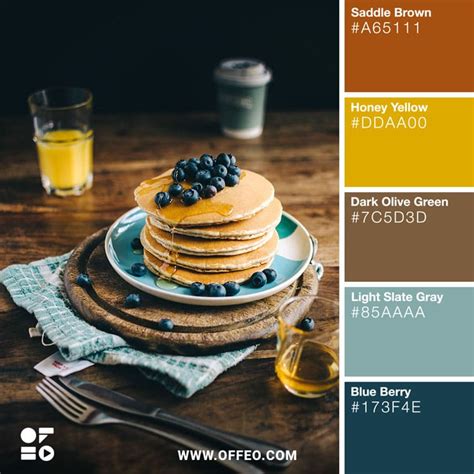 25 Vibrant Food Color Palettes for Food Photography | OFFEO