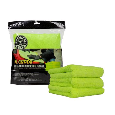 Chemical Guys El Gordo Extra Thick Microfiber Towels 3 Pack