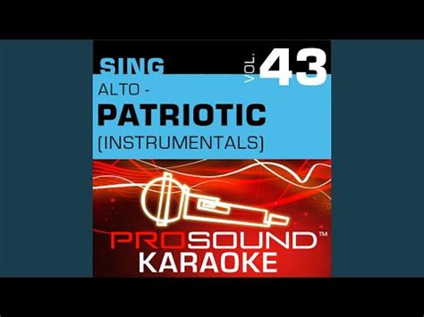 America The Beautiful (Karaoke Instrumental Track) (In the Style of Patriotic) - YouTube