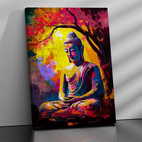 Eternal Enlightenment: Buddha on Canvas Print – Kotart