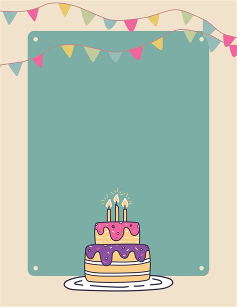 Birthday Cake Background Designs