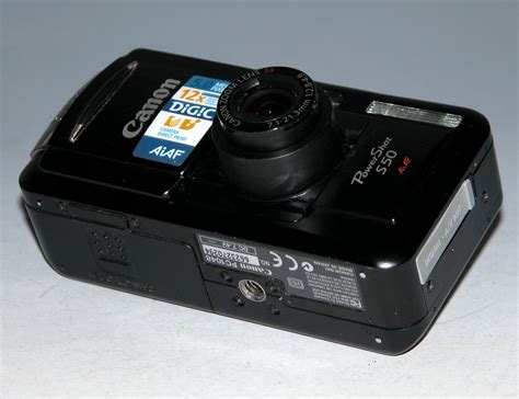 Canon PowerShot S50 5.0MP Digital Camera - Black #0294