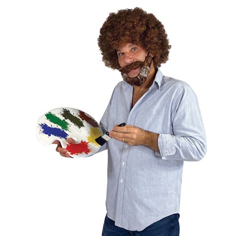 Adult Retro Bob Ross Costume | Halloween Alley