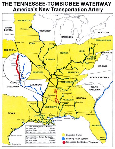 Tombigbee River Map