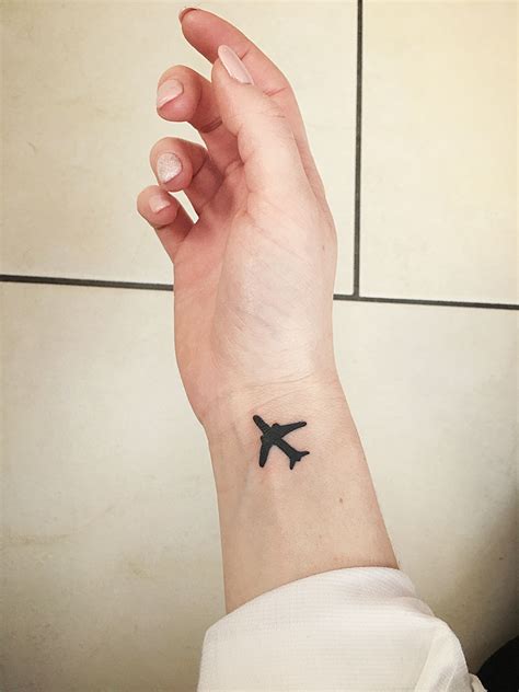 My aeroplane tattoo #tattoo #aeroplane Butterfly Ankle Tattoos ...