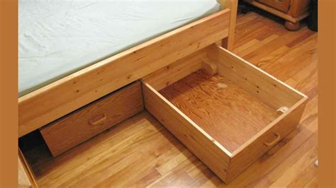 Under Bed Storage Drawers – Free Woodworking Plan.com