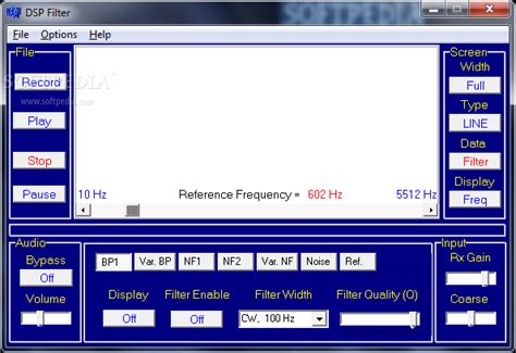 DSP Filter 1.07 - Download, Screenshots