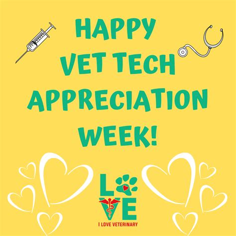 Happy Vet Tech Appreciation Week! ️ ️ ️ | Vet tech quotes, Happy vet ...