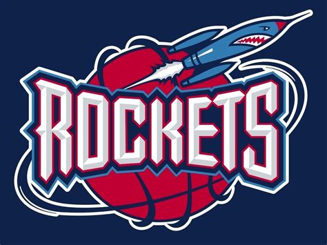 1995 - 2003 | Nba houston rockets, Houston rockets basketball, Rockets logo