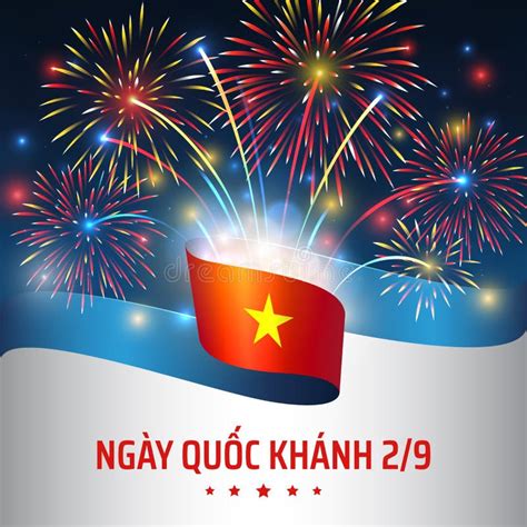 September 2, Vietnam Independence Day, Vector Template Vietnamese Flag ...