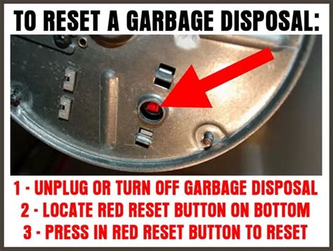 How To Reset A Garbage Disposal? Resetting Jammed Overheat?