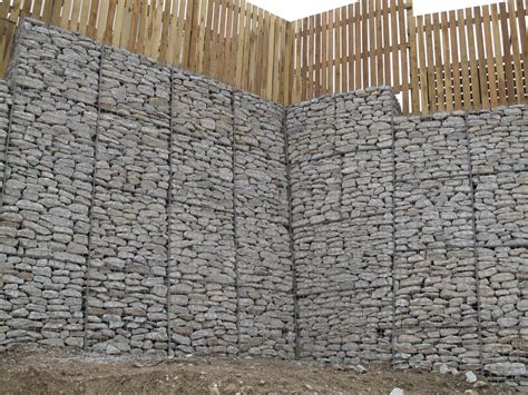 Devoran Metals Ltd: Gabion Retaining Wall: Swanvale, Falmouth