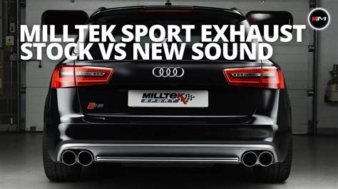 Audi S6 4.0 V8 Twin-Turbo Milltek Sport Exhaust System - YouTube