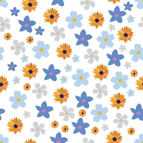 Floral Seamless pattern. Floral texture. Floral fabric seamless pattern ...