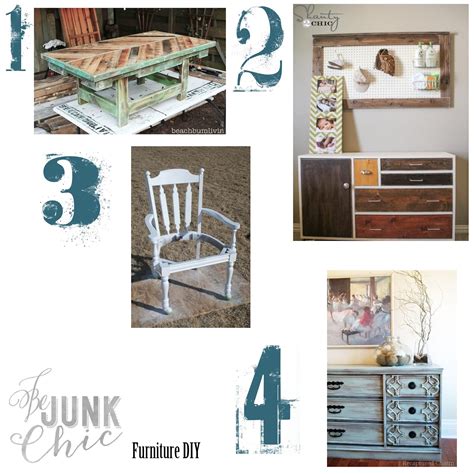 be junk chic: Four DIY Furniture Projects