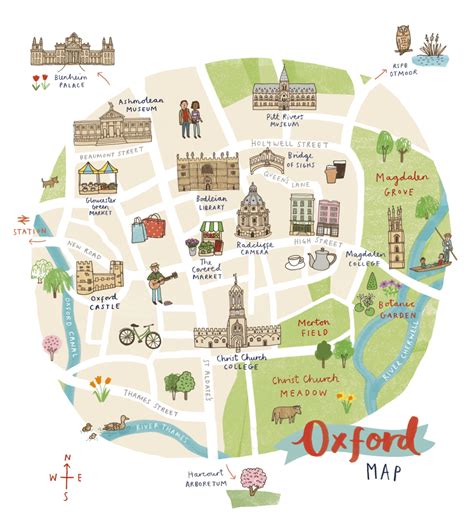 Oxford map - Jenny Seddon