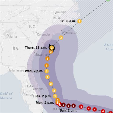 Hurricane Dorian Updates: Category 2 Storm Pounds Carolinas - The New York Times