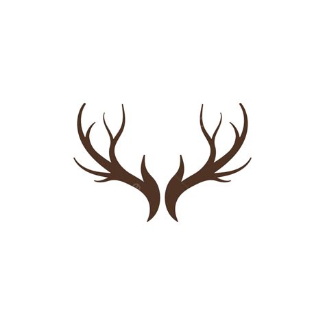 Deer Antler Logo Vector Icon Illustration Stag Norway Adventure Vector, Stag, Norway, Adventure ...