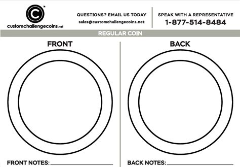 Challenge Coin Design Template | Custom Challenge Coins