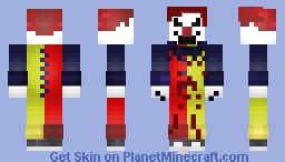 Scary Clown Minecraft Skin