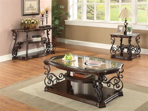 Traditional Coffee Table Sets • Display Cabinet