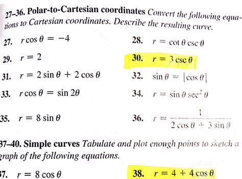 Solved polar-to-Cartesian coordinates Convert the following | Chegg.com