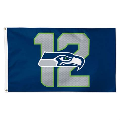 Seattle Seahawks (12th Man) - 3' x 5' Flag - fredsflags