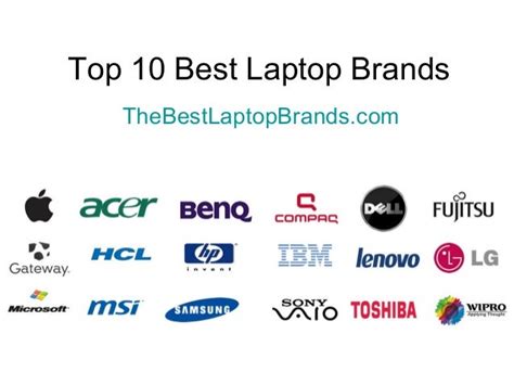 Top 10 best laptop brands