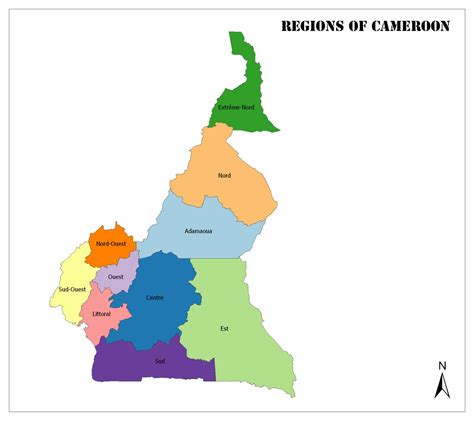 Regions of Cameroon | Mappr