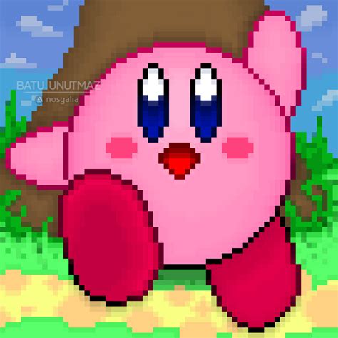 ArtStation - Kirby - Pixel-Art