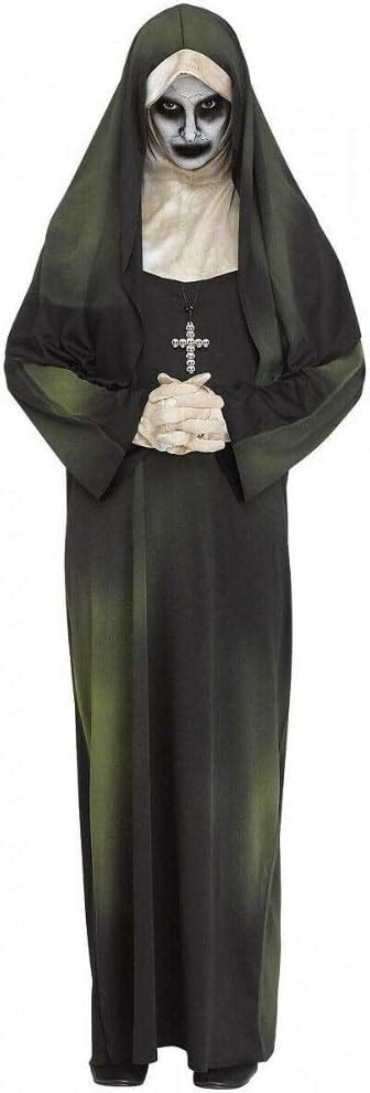 Amazon.com: Scary Nun Costume Adult Halloween Fancy Dress | LJ Legacy: Garden & Outdoor