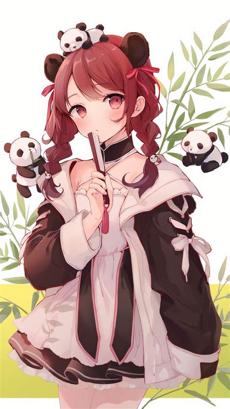 Panda Anime Girl Wallpapers - Top Free Panda Anime Girl Backgrounds - WallpaperAccess