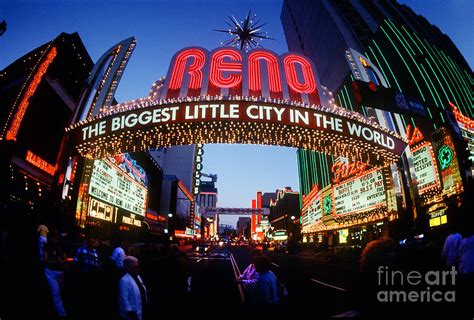 Reno Arch Downtown Photograph by Wernher Krutein - Pixels