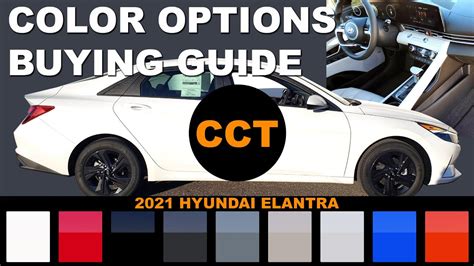 2021 Hyundai Elantra - Color Options Buying Guide - YouTube