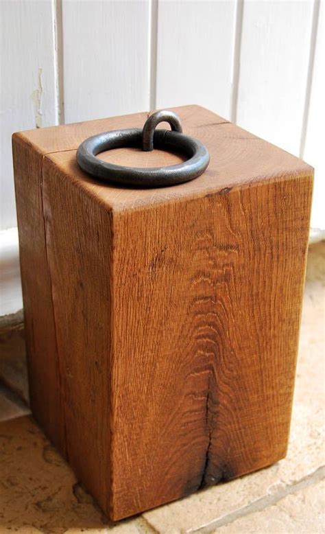 Large wooden doorstop in 2019 | Wooden door stops, Door stop, Tree stump furniture