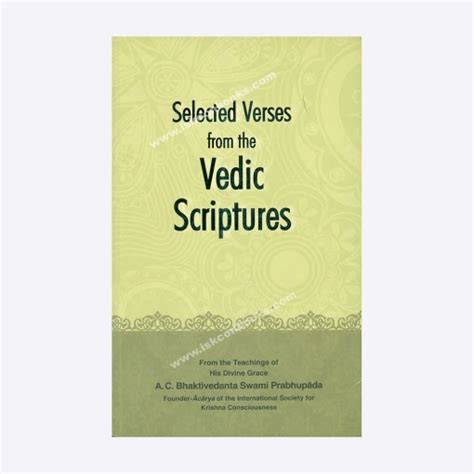 Selected Verses From The Vedic Scriptures (English) – IskconBooks.com