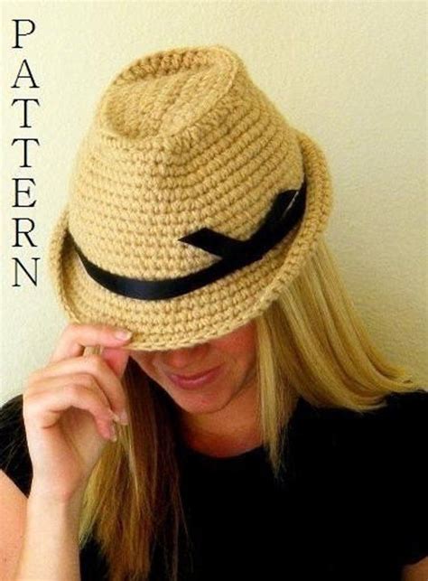 Fedora Hat Pattern- permission to sell finished items.Immediate PDF ...