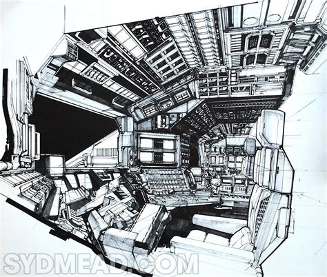 Syd Mead 2010 Cockpit Design | Official Syd Mead Website 2021